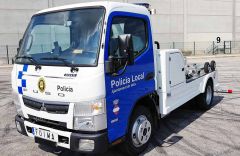 Grúa de arrastre Foima SuperLift Modelo FPZ-35EB Electro-Hidráulica, para vehículos de la marca Mitsubishi Fuso